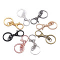 Wholesale Electroplating Advertising Gifts Personalized Cheap 30mm DIY Accessories Lobster Key Chain